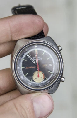 Cronógrafo automático vintage Seiko 6139 Foto 1 de 4