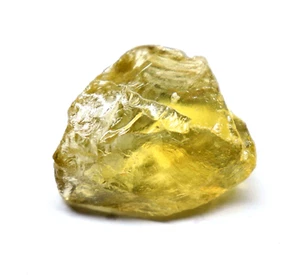 Preciosa piedra preciosa suelta áspera topacio limón amarillo natural brasileño 55,25 quilates - Imagen 1 de 7