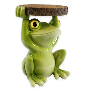 Beistelltisch Outdoor u. Indoor | Frosch Tisch klein Froschdeko | Frosch Figuren - Bild 1 von 10