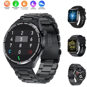 Smart Watch Touch Screen Frequenza Cardiaca Monitor Ossigeno Sangue Bluetooth Chiamata Watch - Foto 1 di 35