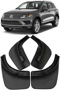 Genuine Front & Rear Splash Guards Mud Flaps Fender For VW 2011-2018 Touareg - Picture 1 of 8