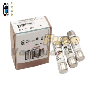 10PCS Ferraz Shawmut ATM8 MERSEN 8A 600V FAST ACTING FUSE - Picture 1 of 3