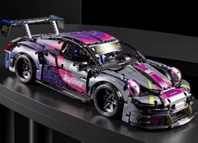 CYBERPUNK Bausteine SET Technik Porsche 50cm Klemmbausteine Blöcke Neu 🇩🇪