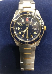 Women's Swiss Army Victorinox Watch, Lancer Blue/Gold, Worn Once, New Battery! - Picture 1 of 7