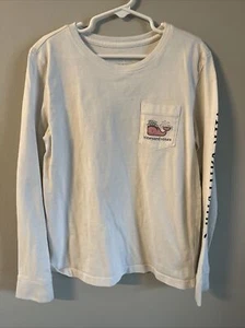 Vineyard Vines Kids Happy New Year Long Sleeve T-Shirt Unisex Size Medium - Picture 1 of 7