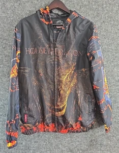 Game Of Thrones House Of The Dragon Members Only Windbreaker Jacket M Polyester - Picture 1 of 9
