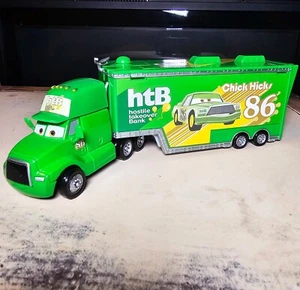 Disney Pixar Cars Chick Hicks Hauler 86 Diecast Semi Truck 1:55 - Picture 1 of 8