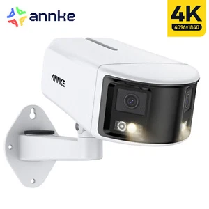 ANNKE 8MP Dual-Lens POE AI Überwachungskamera Außen Zwei-Wege-Audio Farbe Nacht - Bild 1 von 15