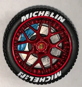 1/18 AB Models Wheels and Tires Set Sky Forged wheels Shinny Red AB1002C - Picture 1 of 2