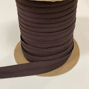 10 Yards (30 feet) Brownish Wine color YKK Zipper coil chain 4.5 CF 5/8" 917 - Picture 1 of 2
