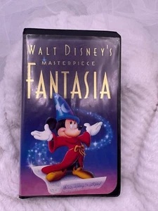 Walt Disneys Masterpiece Fantasia VHS Tape With Original Clamshell Case - Picture 1 of 3