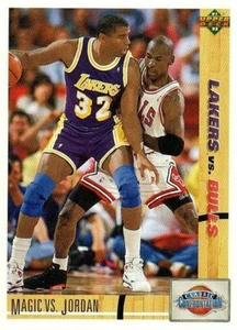 1991-92 UPPER DECK MICHAEL JORDAN MAGIC JOHNSON #34 CARD - Picture 1 of 5