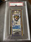 Barry Sanders signed last NFL game ticket stub 1998 ravens v lions PSA auth