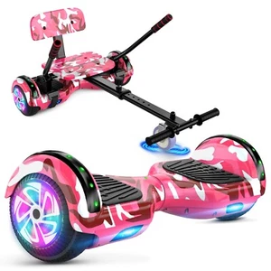 SISIGAD 6.5 in Hoverboard Electric Self-Balancing LED light / Hover Go-kart seat - Picture 1 of 14
