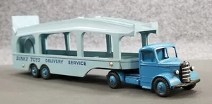 VTG Dinky Toys Bedford Truck & Pullmore Car Transporter + Loading Ramp 994 NICE! - Picture 1 of 12