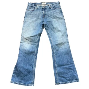 American Eagle Damen 8P Favorite Fit Blue Jeans 100% Baumwolle Denim Bootleg - Bild 1 von 8