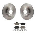 Front Disc Brake Rotors And Ceramic Pads Kit For Mini Cooper Countryman Paceman