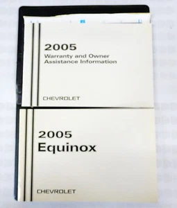 Chevrolet NEW Owner Manual Portfolio Equinox 2005 - Picture 1 of 5