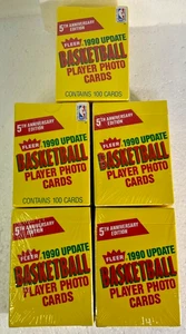 VINTAGE 1990 FLEER UDPATE BASKETBALL SEALED NOS LOT OF 5 SETS GARY PAYTON ROOKIE - Picture 1 of 4