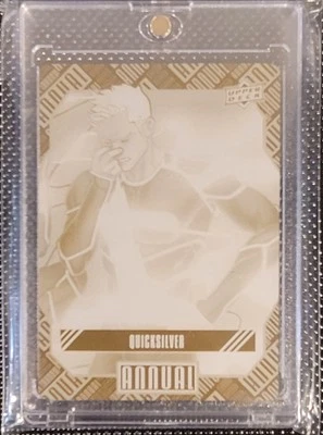 2023-24 Upper Deck Marvel Annual Quicksilv-Yellow Printing Plate- One Of One #66 - Image 1 of 2