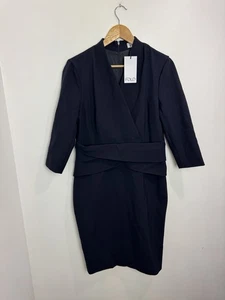 The Fold Amberley Navy Dress UK 14 New With Tags - Picture 1 of 8