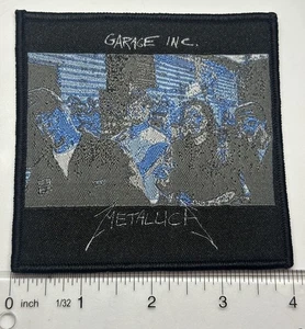 metallica garage inc Black Border Woven Patch  - Picture 1 of 1