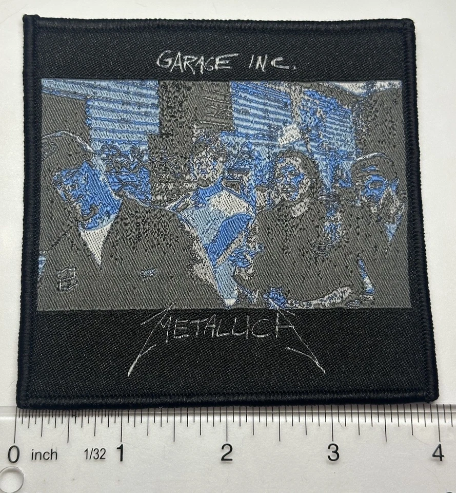 metallica garage inc Black Border Woven Patch  - Image 1 of 1