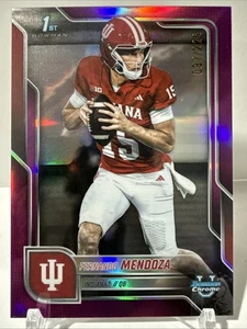 2025 Bowman Chrome U - Fuchsia Refractor #109 Fernando Mendoza 1st 97/225 - Picture 1 of 2