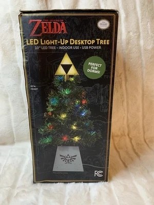 The Legend Of Zelda LED Light-Up USB Desktop Christmas Tree O - Image 1 of 4