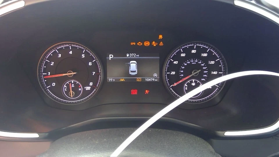 Speedometer Cluster US Market MPH 4.2" Display Screen Fits 23 SANTA FE 5219840 - Image 1 of 4