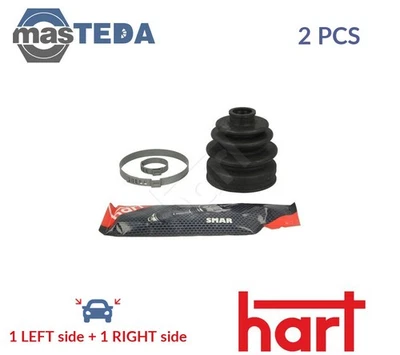 401 383 CV JOINT BOOT KIT PAIR HART 2PCS FOR SUZUKI WAGON R+ 48KW - Image 1 of 4