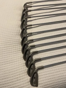 ⛳ PING EYE 2 BLACK DOT 1,3-LW  ZZ LITE SHAFTS ⛳ 3-SW, MATCHING SERIAL NUMBERS !⛳ - Picture 1 of 7