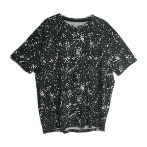 A|X Armani Exchange T-Shirt X-Large Logo Crew Tee All Over Print Black XL NEW - Picture 1 of 8