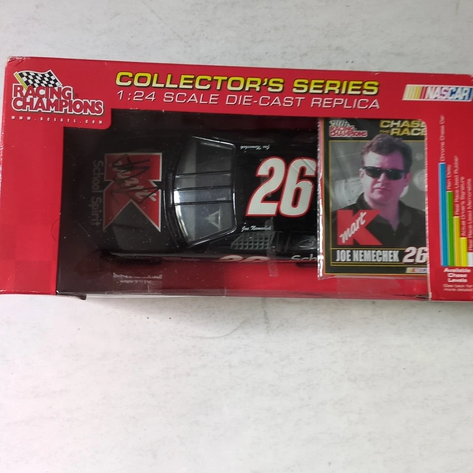  NASCAR Autografiado #26 1:24 Joe Nemechek, Ford Taurus 2002, Campeones de Carreras Foto 1 de 4