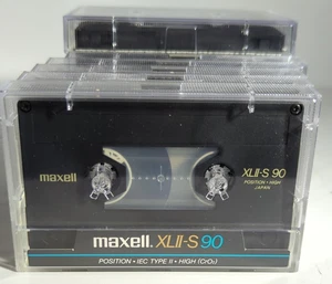 Maxell cassette tapes XLII-S90 10 Pack Blue label - Picture 1 of 8