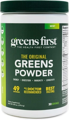 Greens First Original Greens Powder - 49 Superfoods - Organic Fruits & Veggies - - Image 1 of 4