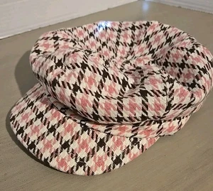 SÜSSE ROSA BRAUN-WEISSE HUT - GRÖSSE EINHEITSGRÖSSE - Bild 1 von 6