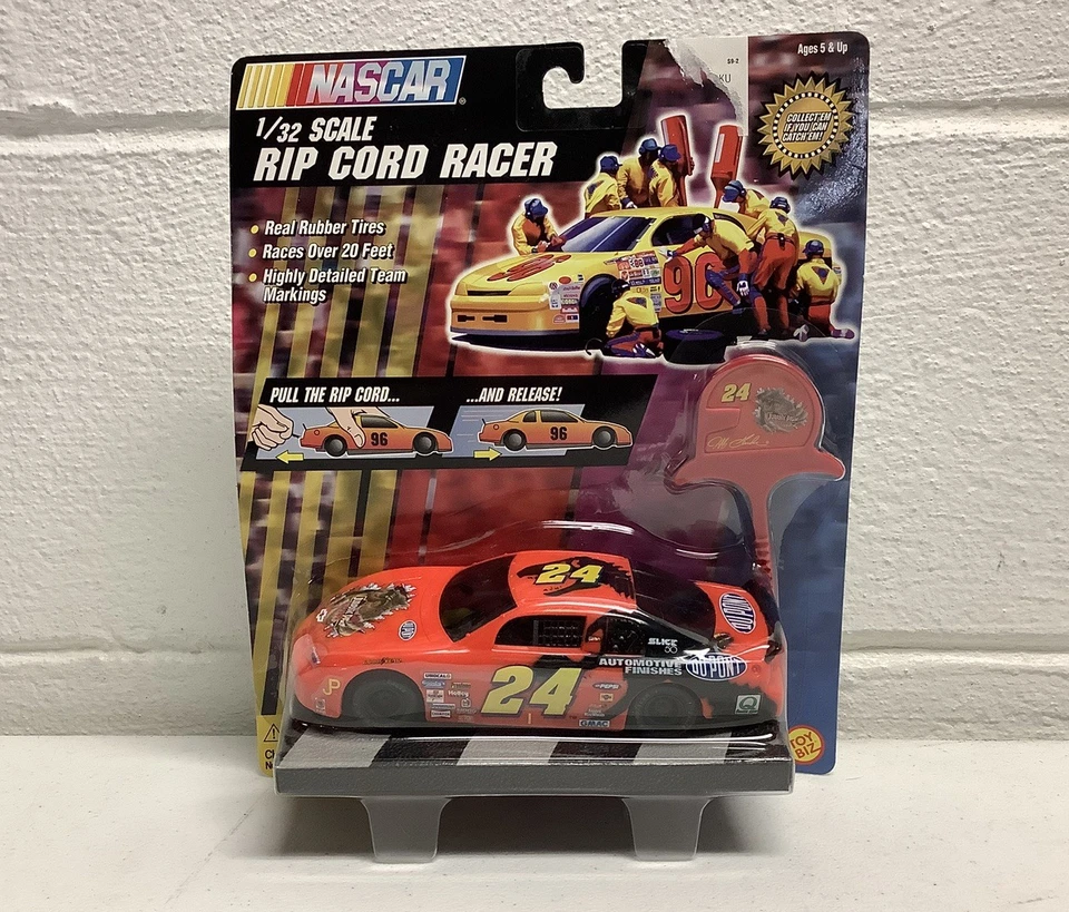 Nascar Jeff Gordon #24 escala 1/32 Rip Cord Racer Dupont Jurassic Park Foto 1 de 4