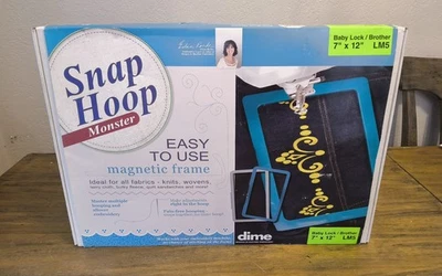 Dime Monster Snap Hoop Babylock 7"x12" LM5 Magnetic Frame - Image 1 of 4