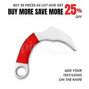 Fixed Blade Premium Aluminium Karambit Trainer | stumpf, sicher für die Praxis - Bild 1 von 4