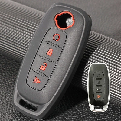 Remote Keyless Entry Key Fob Case Cover 4 button For Nissan X Trail Teana Rogue - Image 1 of 4