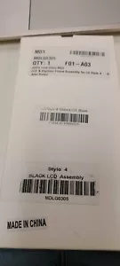 LG Stylo 4 Glas/LCD schwarz Rahmen Baugruppe OEM Teil brandneu ungetestet wie besehen. - Bild 1 von 3