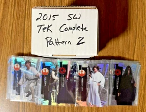 2015 Topps Star Wars High Tek Complete Set 112 Pieces Pattern 2 Form 1 & 2 MINT! - Picture 1 of 2