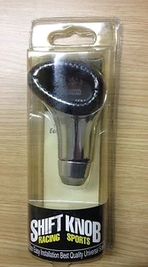 JDM CARBON HANDEL METAL CHROME STEM SPORTS GEAR SHIFT LEVER KNOB SK-345PC - Picture 1 of 9