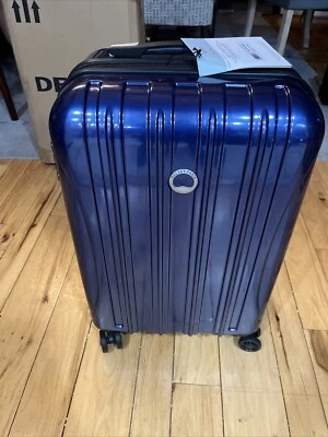 DELSEY Paris Helium Aero Hardside Expand  Luggage Spinner Blue Cobalt 21” Defect - Image 1 of 4