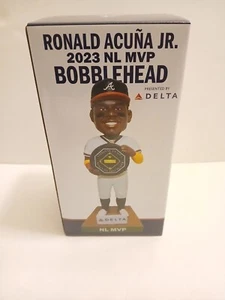 Ronald Acuna Jr 2023 NL MVP Atlanta Braves Bobblehead - Picture 1 of 4