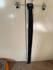 Leather belt soft M-L Black - Picture 1 of 2