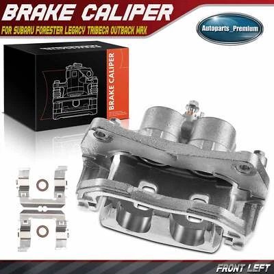 Pinza de freno delantera izquierda con soporte para Subaru Forester 14-18 Legacy Outback Foto 1 de 4
