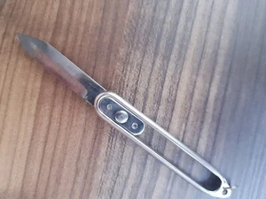 Vintage keychain retractable knife USSR Rovno Ukraine - Picture 1 of 16