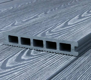 WPC Terrassendielen in Holzoptik Premium Diele 25mm Hellbraun Grau, Muster 0.15m - Bild 1 von 42